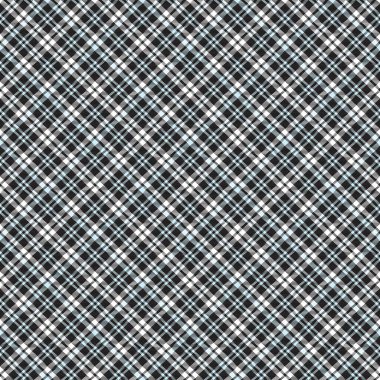 Gökyüzü Mavi Çapraz Ekoseli Tartan Moda tekstil ve grafikleri için uygun desensiz desen tasarımı