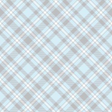 Gökyüzü Mavi Çapraz Ekoseli Tartan Moda tekstil ve grafikleri için uygun desensiz desen tasarımı