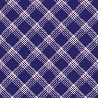 Moda tekstil ve grafikleri için uygun Pembe Donanma Çapraz Ekose Tartan desenli kusursuz desen tasarımı