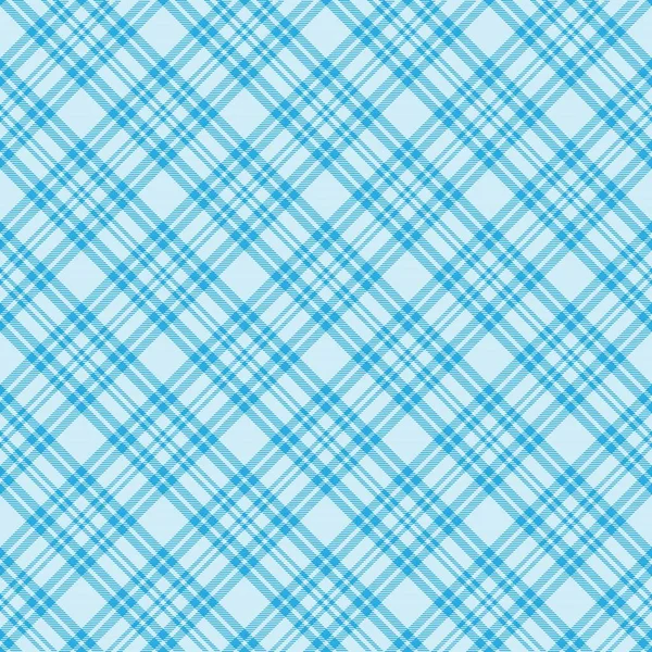 Sky Blue Diagonal Plaid Tartan Ανάγλυφο Σχέδιο Χωρίς Ραφή Κατάλληλο — Διανυσματικό Αρχείο