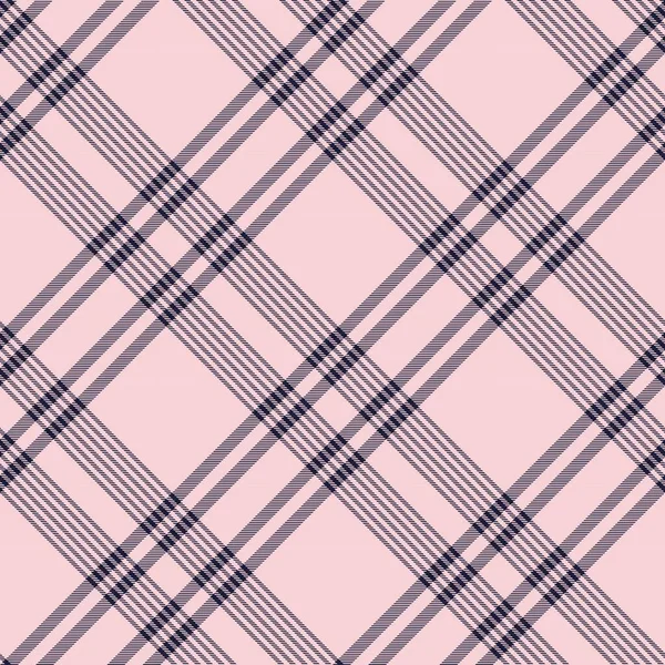 Pink Navy Diagonal Plaid Tartan Ανάγλυφο Σχέδιο Χωρίς Ραφή Κατάλληλο — Διανυσματικό Αρχείο