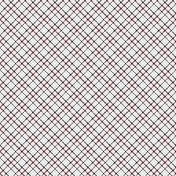 Pink Diagonal Plaid Tartan Teksturowane Bezszwowe Wzornictwo Nadaje Się Tkanin — Wektor stockowy