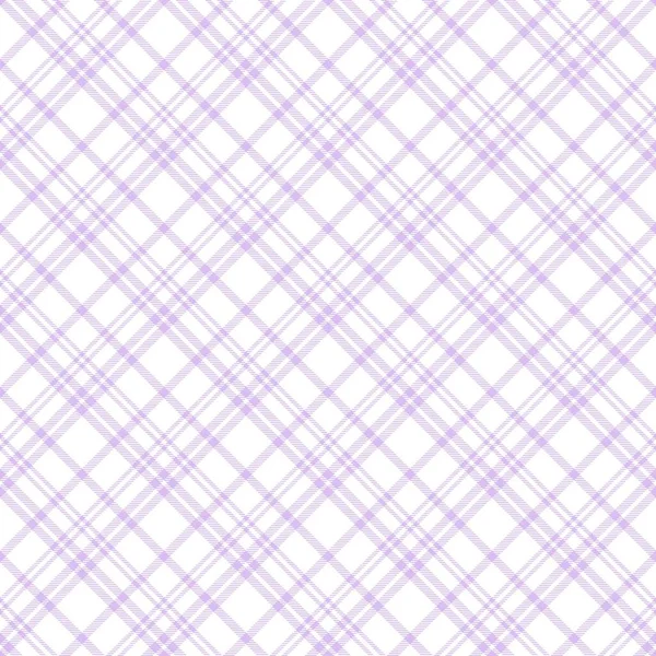 Purple Diagonal Plaid Tartan Texturé Design Motif Sans Couture Adapté — Image vectorielle