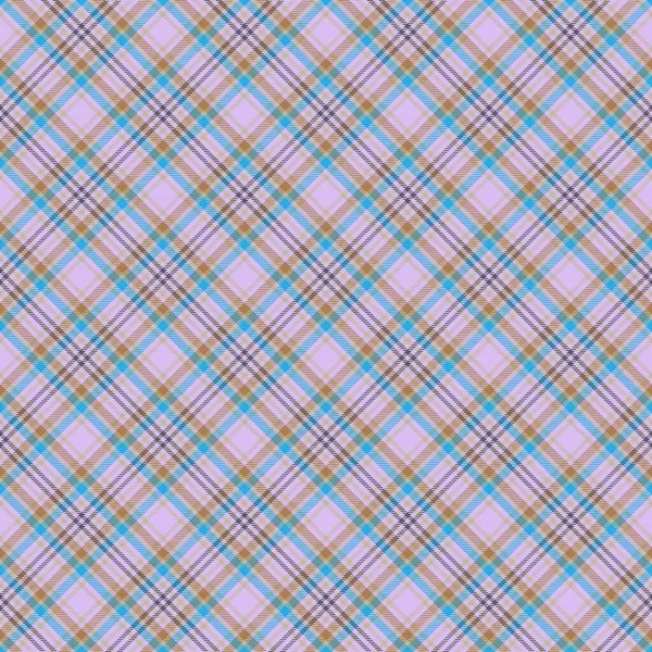 Purple Diagonal Plaid Tartan Texturé Design Motif Sans Couture Adapté — Image vectorielle