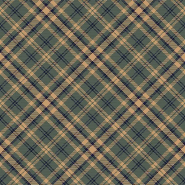 Green Diagonal Plaid Tartan Texturované Bezešvý Vzor Design Vhodný Pro — Stockový vektor