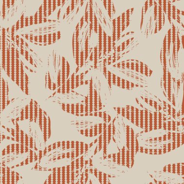 Moda tekstil ve grafikleri için çizgili dokuları olan çiçeksiz desen