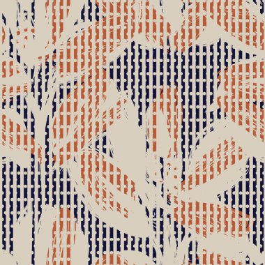 Moda tekstil ve grafikleri için çizgili dokuları olan çiçeksiz desen