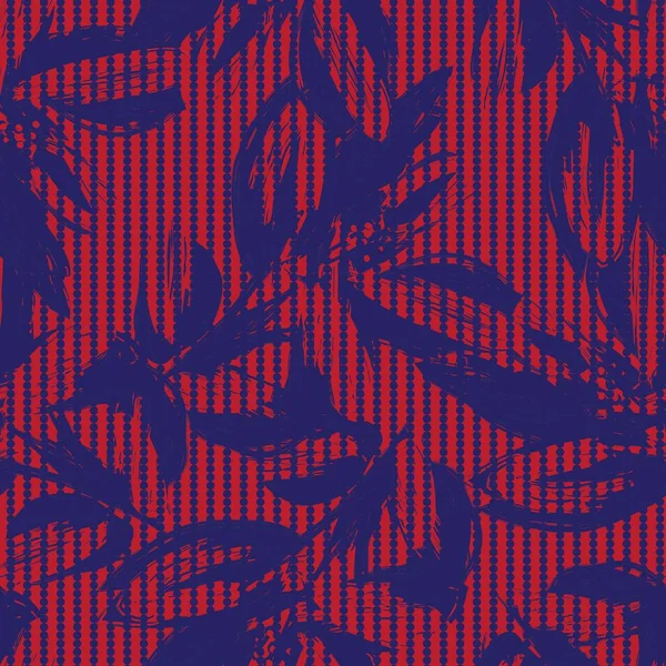 Moda tekstil ve grafikleri için çizgili dokuları olan çiçeksiz desen