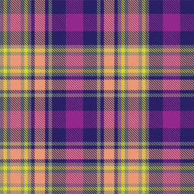 Renkli Ekose desenli moda tekstil ve grafikleri için pürüzsüz desen