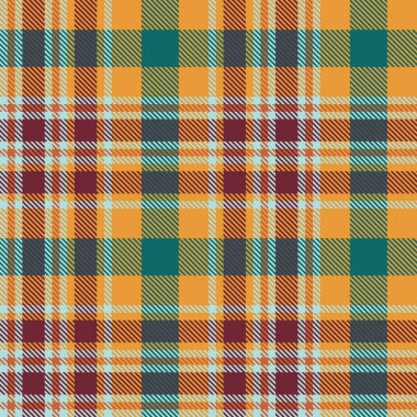 Renkli Ekose desenli moda tekstil ve grafikleri için pürüzsüz desen