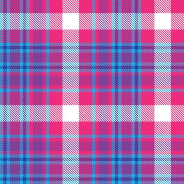 Renkli Ekose desenli moda tekstil ve grafikleri için pürüzsüz desen