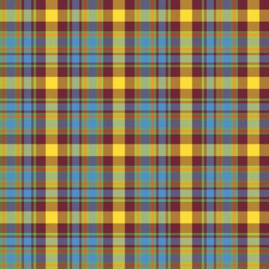 Renkli Ekose desenli moda tekstil ve grafikleri için pürüzsüz desen