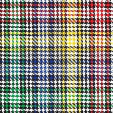 Gökkuşağı Ekoseli, kareli, ekose desenli moda tekstil ve grafikleri için uygun