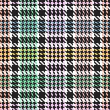 Gökkuşağı Pastel Ekoseli Moda tekstil ve grafikleri için kusursuz desen