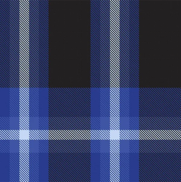 Blue Ombre Плед Текстурированный Бесшовный Узор Подходит Моды Текстиля Графики — стоковый вектор