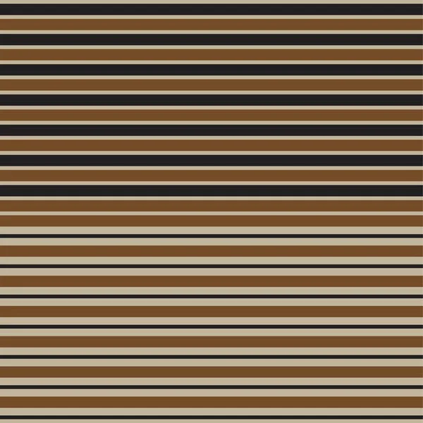 Bruin Double Striped Naadloos Patroon Ontwerp Voor Mode Textiel Graphics — Stockvector