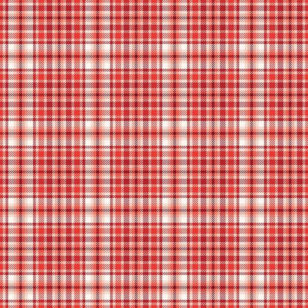 Red Ombre Plaid Texturált Zökkenőmentes Minta Alkalmas Divat Textil Grafika — Stock Vector