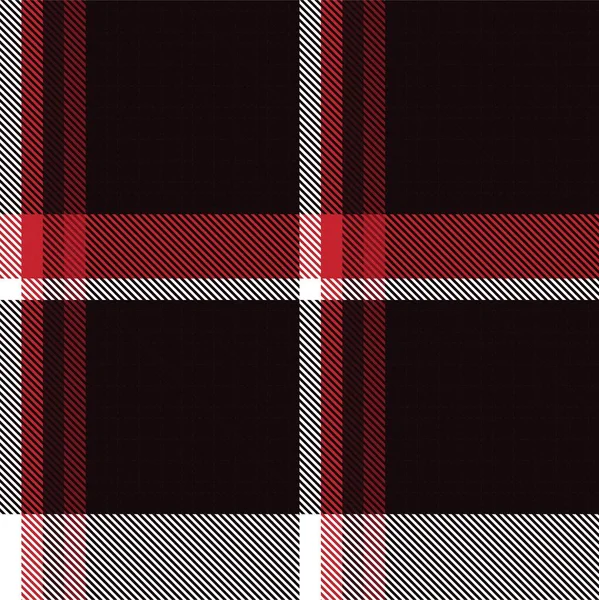 Red Ombre Plaid Texturiertes Nahtloses Muster Für Modetextilien Und Grafiken — Stockvektor