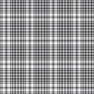 Moda tekstil ve grafikleri için uygun siyah ve beyaz desenli ekose desenli