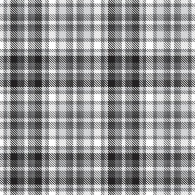 Moda tekstil ve grafikleri için uygun siyah ve beyaz desenli ekose desenli