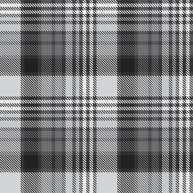 Moda tekstil ve grafikleri için uygun siyah ve beyaz desenli ekose desenli