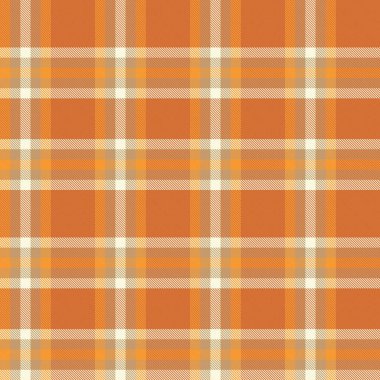 Moda tekstil ve grafikleri için uygun turuncu Ombre ekose desenli kusursuz desen