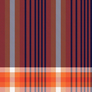 Moda tekstil ve grafikleri için uygun turuncu Ombre ekose desenli kusursuz desen