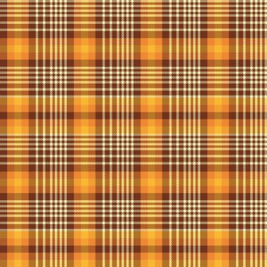 Moda tekstil ve grafikleri için uygun turuncu Ombre ekose desenli kusursuz desen