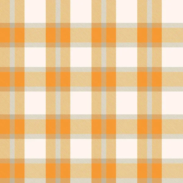 Narancs Ombre Plaid Texturált Zökkenőmentes Minta Alkalmas Divat Textil Grafika — Stock Vector