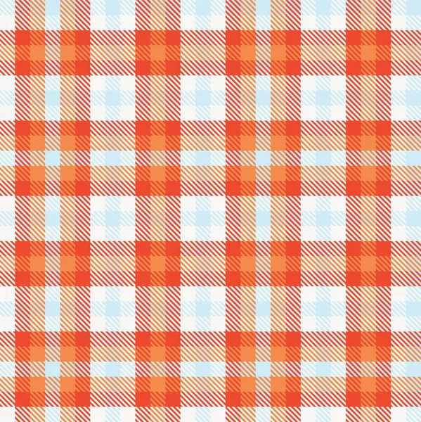 Orange Ombre Plaid Teksturowany Bezszwowy Wzór Nadaje Się Mody Tekstyliów — Wektor stockowy