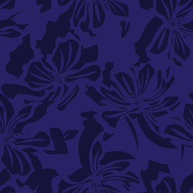 Moda tekstil, grafik, arka plan ve el sanatları için çiçek desensiz arkaplan