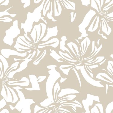 Moda tekstil, grafik, arka plan ve el sanatları için çiçek desensiz arkaplan