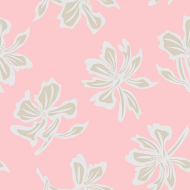 Moda tekstil, grafik, arka plan ve el sanatları için çiçek desensiz arkaplan