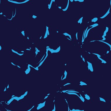 Çiçek fırçası darbeleri moda baskıları, grafikler, arka planlar ve el sanatları için pürüzsüz desen