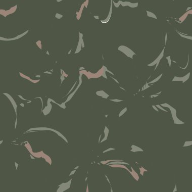 Çiçek fırçası darbeleri moda baskıları, grafikler, arka planlar ve el sanatları için pürüzsüz desen