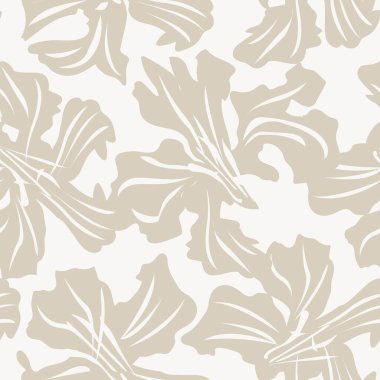 Çiçek fırçası darbeleri moda baskıları, grafikler, arka planlar ve el sanatları için pürüzsüz desen