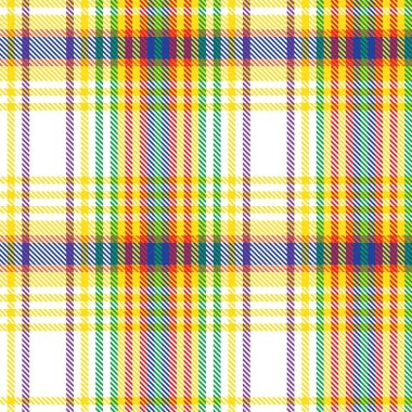 Gökkuşağı Ekoseli, kareli, ekose desenli moda tekstil ve grafikleri için uygun