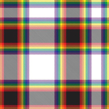 Gökkuşağı Ekoseli, kareli, ekose desenli moda tekstil ve grafikleri için uygun