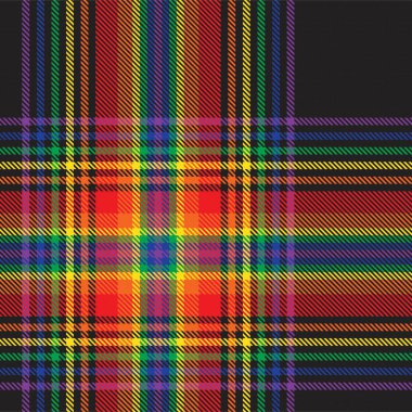 Gökkuşağı Ekoseli, kareli, ekose desenli moda tekstil ve grafikleri için uygun