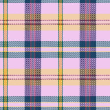 Renkli Ekose desenli moda tekstil ve grafikleri için pürüzsüz desen