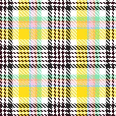 Gökkuşağı Pastel Ekoseli Moda tekstil ve grafikleri için kusursuz desen