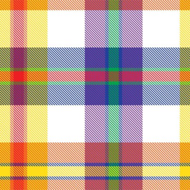 Gökkuşağı Ekoseli, kareli, ekose desenli moda tekstil ve grafikleri için uygun
