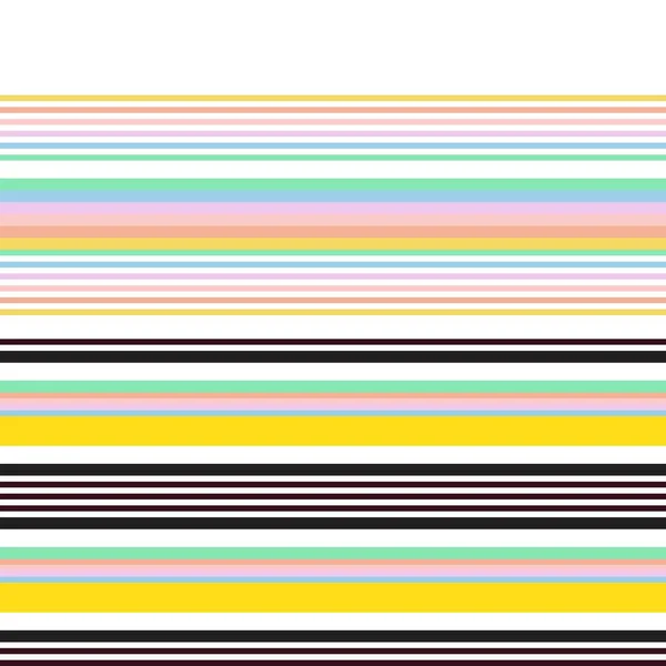 Duplo Rainbow Pastel Listrado Design Padrão Sem Costura Para Têxteis — Vetor de Stock