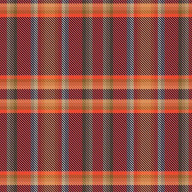 Moda tekstil ve grafikleri için uygun turuncu Ombre ekose desenli kusursuz desen