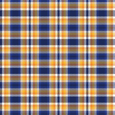 Moda tekstil ve grafikleri için uygun turuncu Ombre ekose desenli kusursuz desen