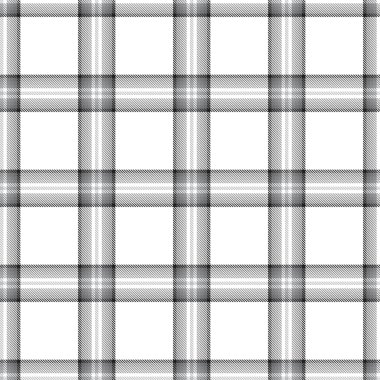 Moda tekstil ve grafikleri için uygun siyah ve beyaz desenli ekose desenli