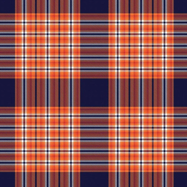 Orange Ombre Plaid Текстурований Безшовний Візерунок Придатний Модного Текстилю Графіки — стоковий вектор