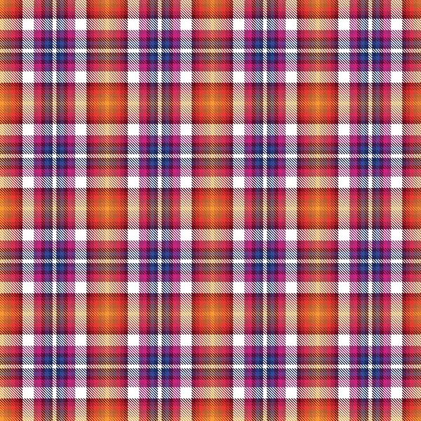 Red Ombre Plaid Texturizado Padrão Sem Costura Adequado Para Têxteis — Vetor de Stock