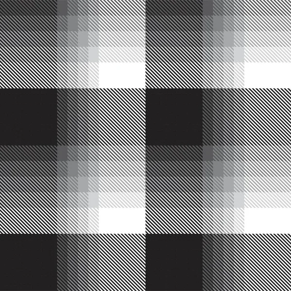 Fekete Fehér Ombre Kockás Texturált Zökkenőmentes Minta Alkalmas Divat Textil — Stock Vector