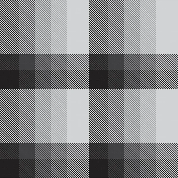 Padrão Sem Costura Texturizado Preto Branco Ombre Plaid Adequado Para —  Vetores de Stock